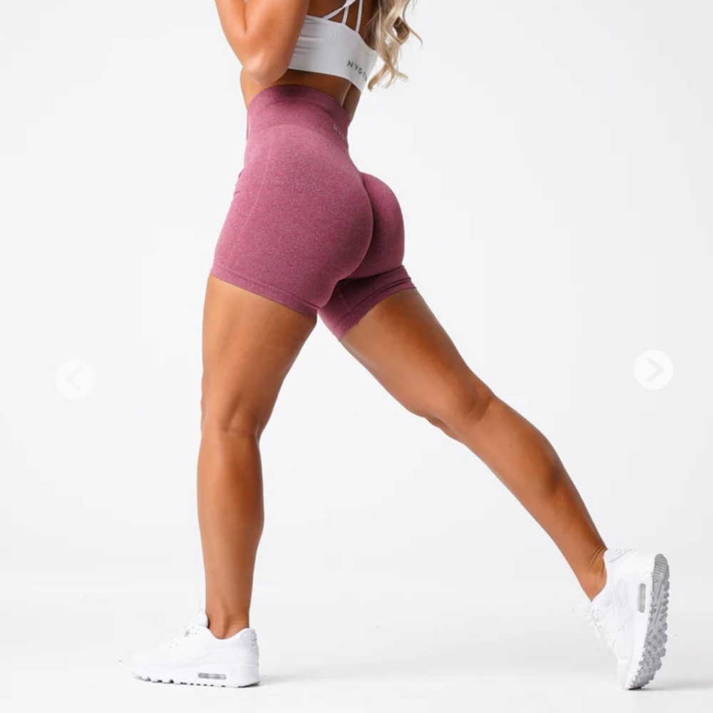 NVGTN Maroon Pro Shorts